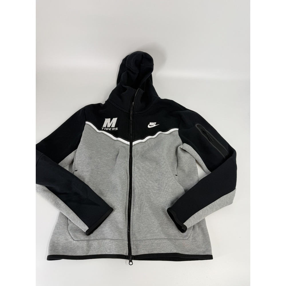 Missouri Tigers Mizzou Nike Tech Jacket Size‎ Medium M Grey Black M Logo